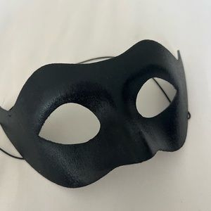 Mask for men, Mardi Gras mask, masquerade party black mask, mascara negra party